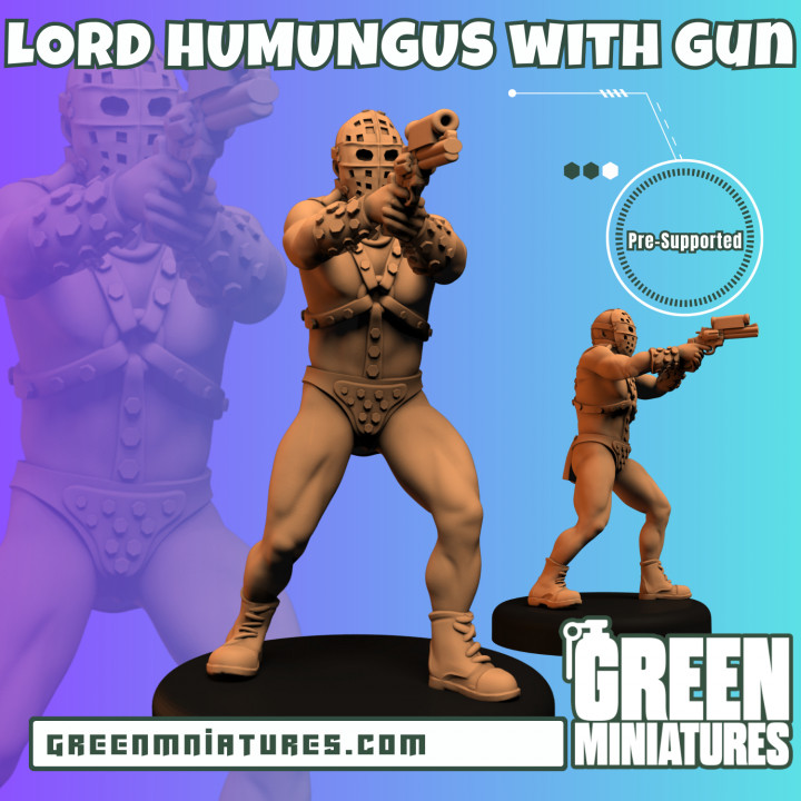 Lord Humungus with gun image