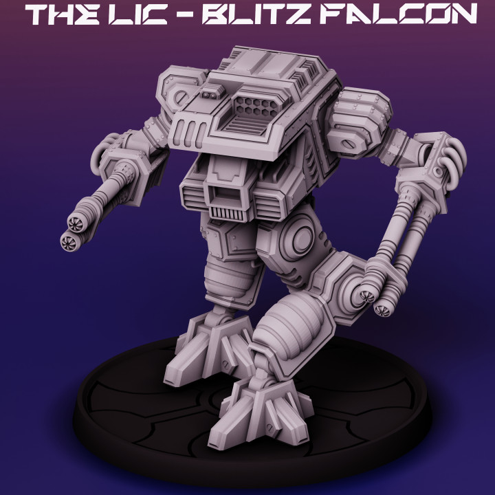 The LIC - Blitz Falcon 85 Ton Assault Mech. image