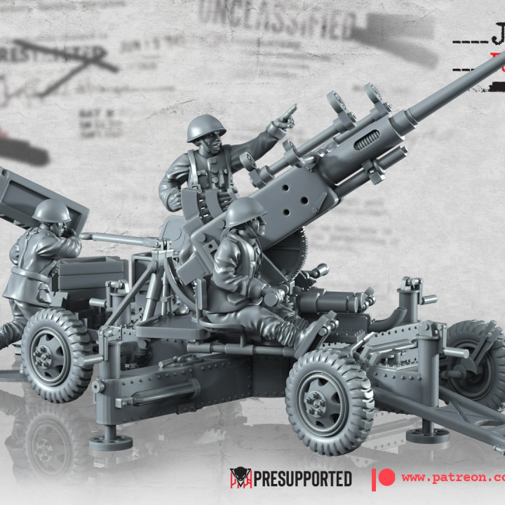 WW II Polish AA Gun image