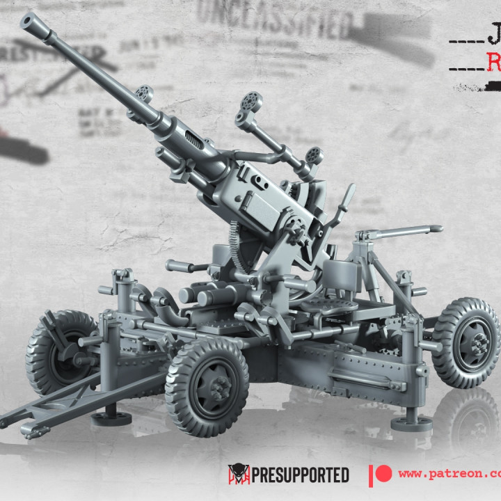 WW II Polish AA Gun image