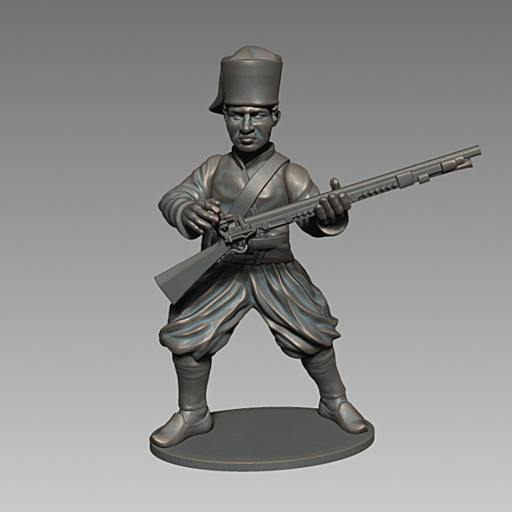 3D Printable NizamI Cedid Infantry by Wargames Atlantic