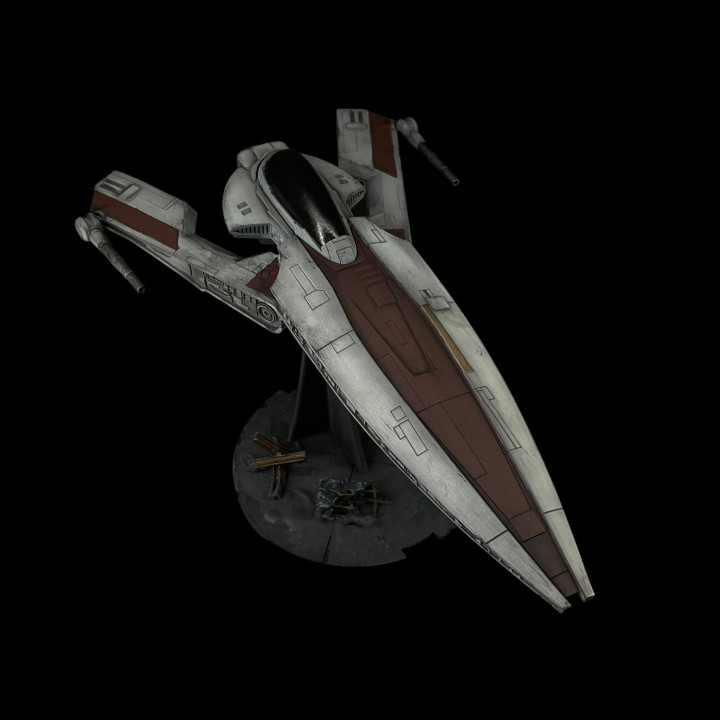 3D Print of Old Republic Starfighter by TonedawgPaints