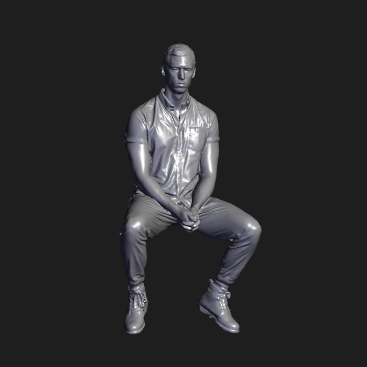Human Body Scan--3D Scanned by Revopoint RANGE 2 3D Scanner image