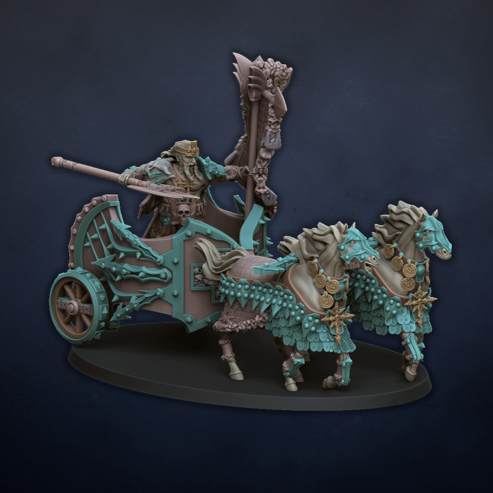 Barbarian King on Chariot