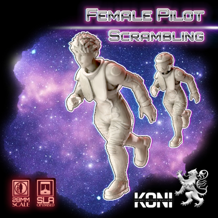 28mm Female Pilot Scrambling image