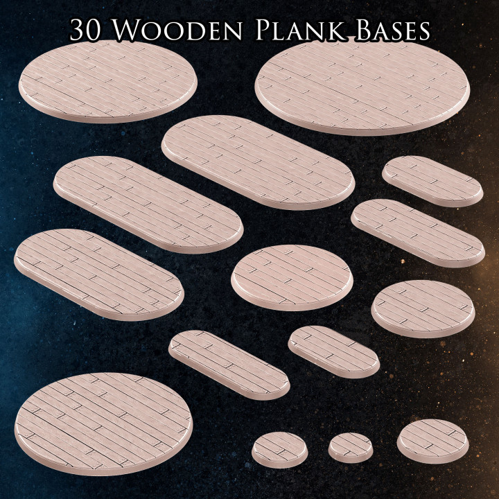 Wood Plank Bases