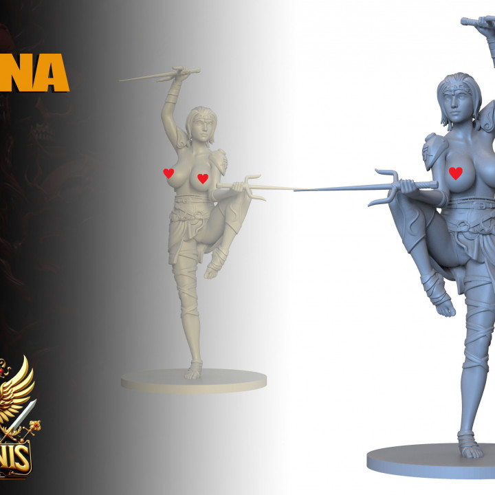 WARRIOR FOR TABLETOP RPG