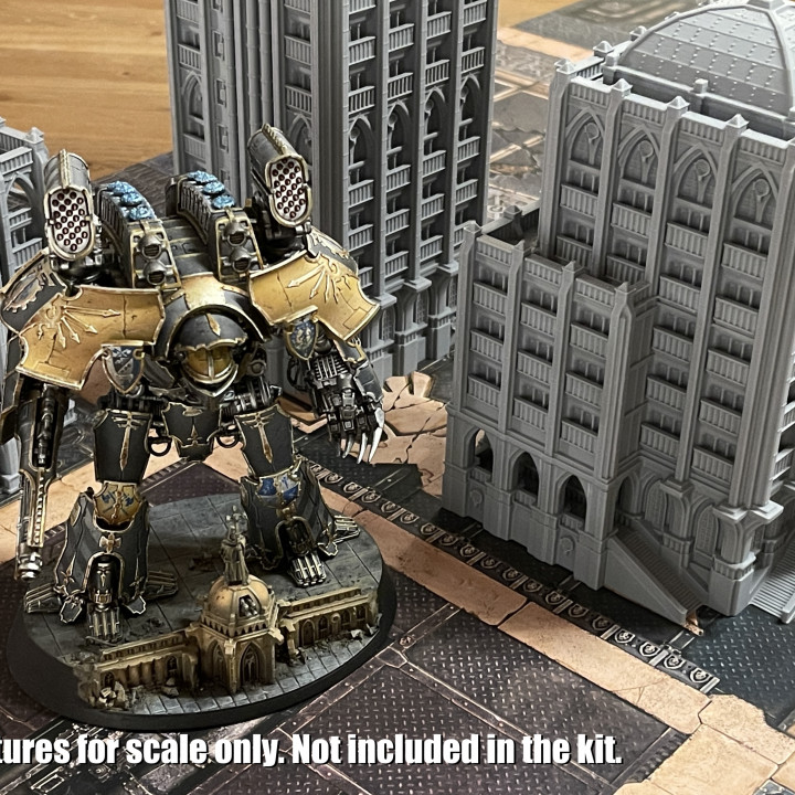 concretium hab-towers for 8-12mm war-games image