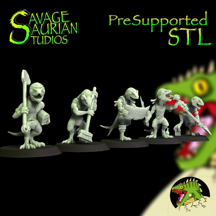 Saurian Swabbies - Saurian Pirates image