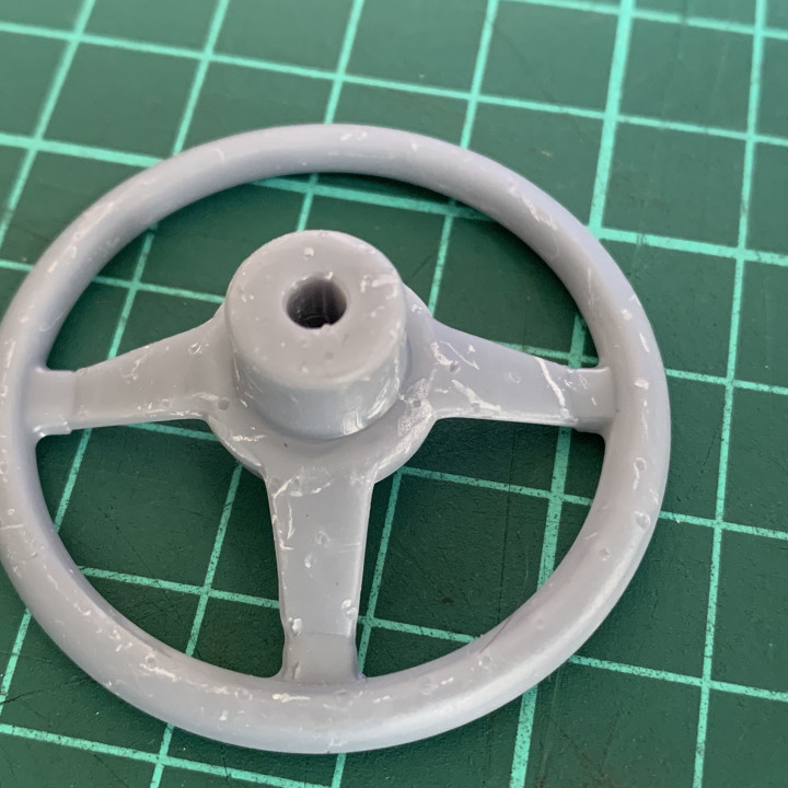 STEERING WHEEL JEEP XJ / MJ 46MM 1:10 Cherokee Comanche image