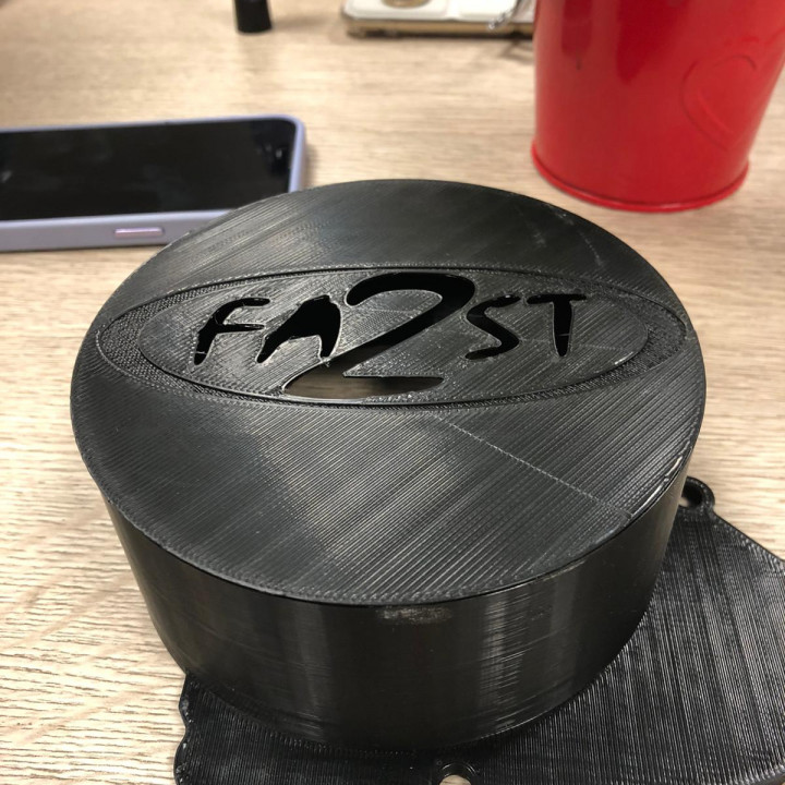 ignition cover derbi logo 2fast