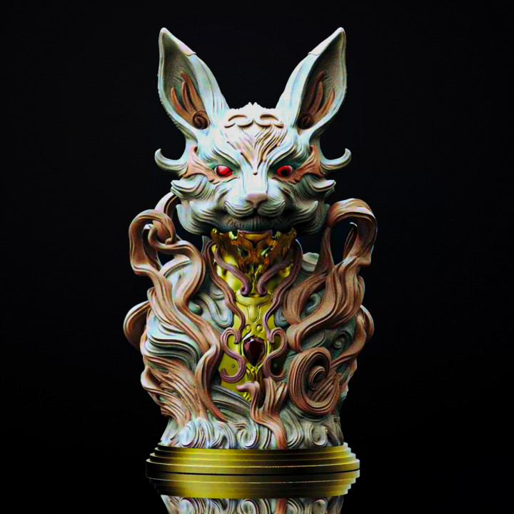 Kitsune Fox Bust (Pre-Supported)