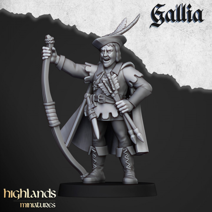 Robin Hood and the Sherwood Archers - Highlands Miniatures image