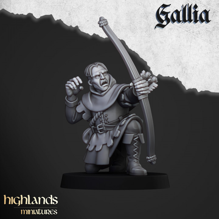 3D Printable Robin Hood and the Sherwood Archers - Highlands Miniatures ...