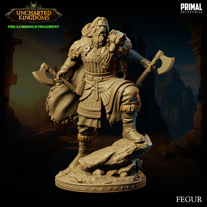 3D Printable Barbarian - Fegur - February 2024 - Uncharted Kingdoms by ...