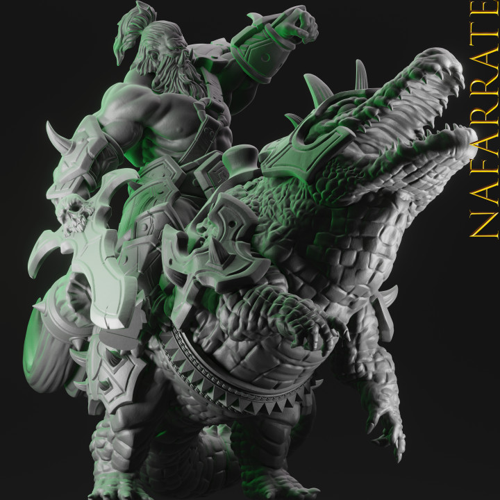 Orc on Crocodile