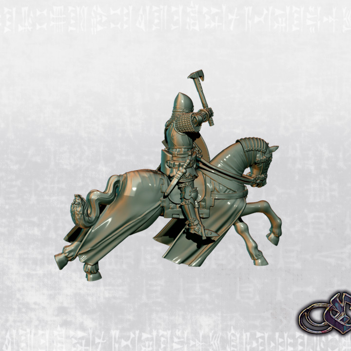 "Radu I of Basarab, Voivod of Wallacchia on horse" image