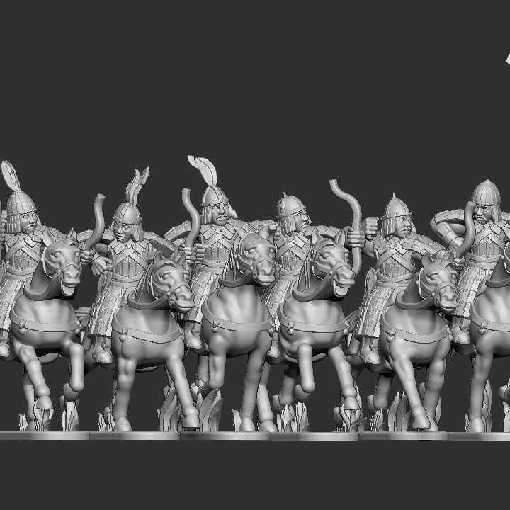 15mm Khitan-Liao Armoured Archer Horse image