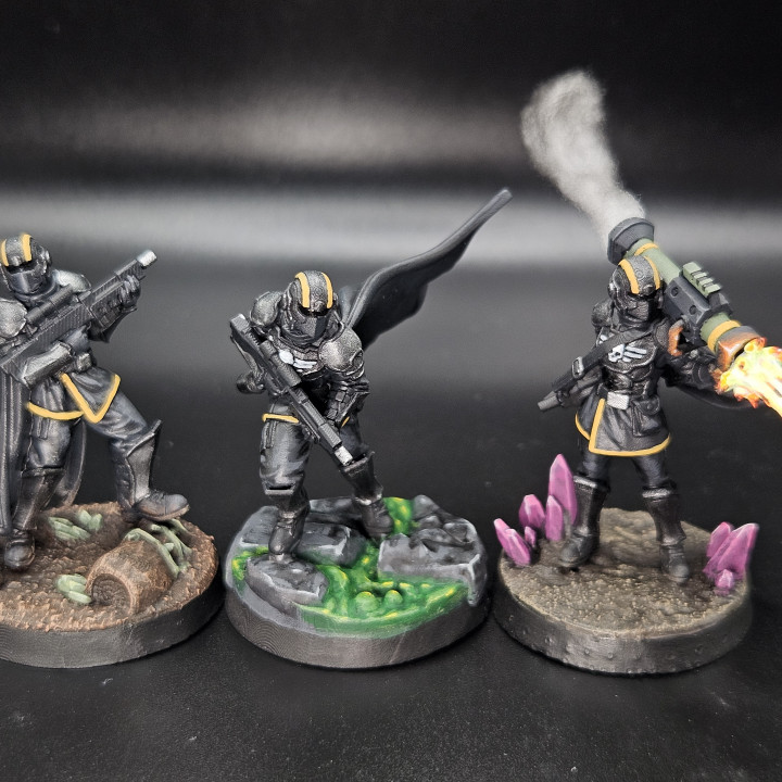3d print of helldivers fanart by rengakukao