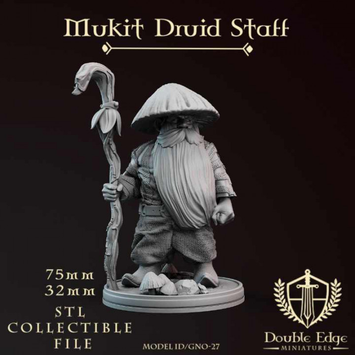 Mukit Druid Staff