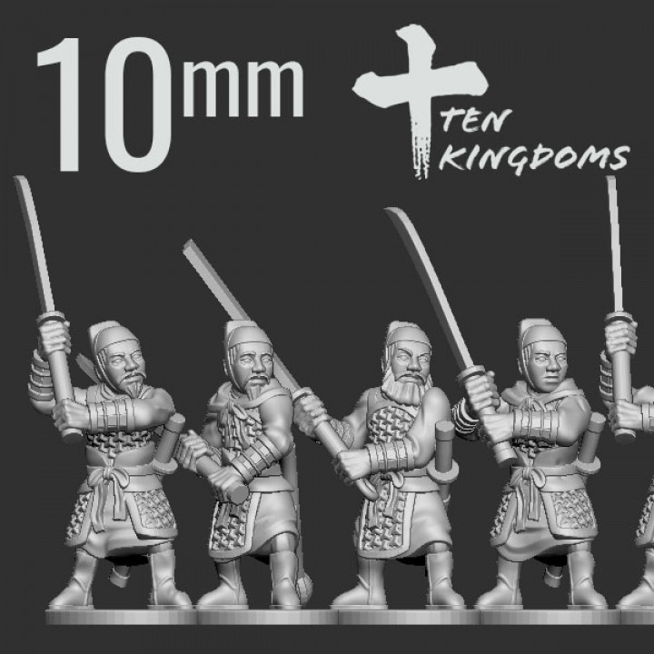 10mm Song Dynasty Sword Armoured Foot