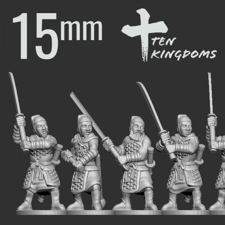 15mm Song Dynasty Sword Armoured Foot image