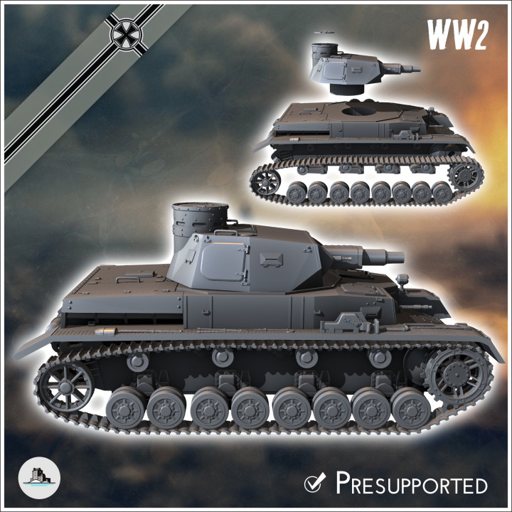 Panzer IV Ausf. A - Germany Eastern Western Front France Poland Russia Early WWII image