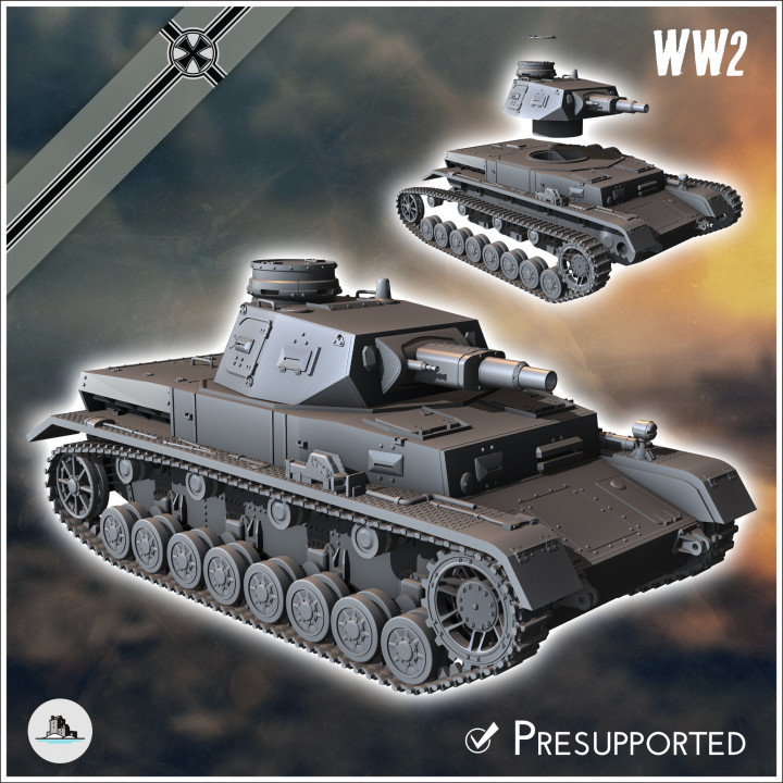 Panzer IV Ausf. B - Germany Eastern Western Front France Poland Russia Early WWII