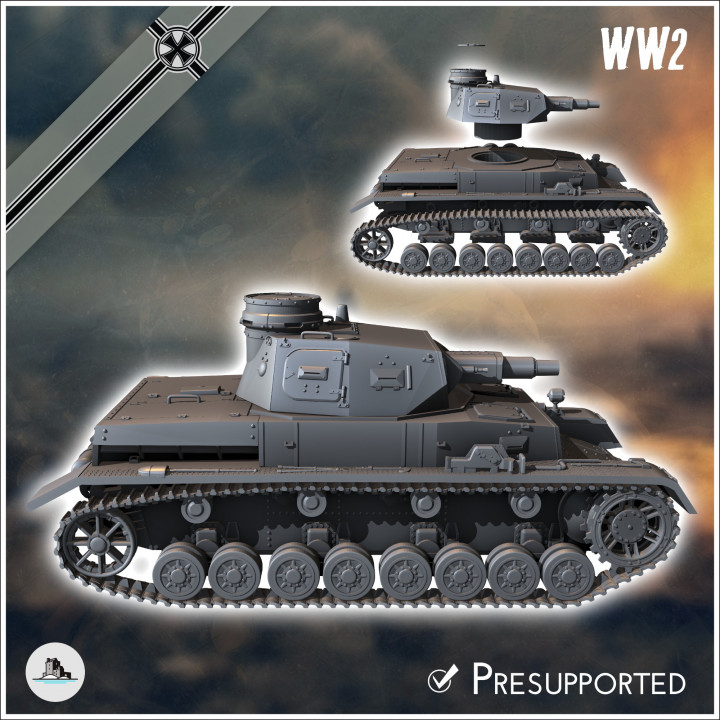 Panzer IV Ausf. B - Germany Eastern Western Front France Poland Russia Early WWII image
