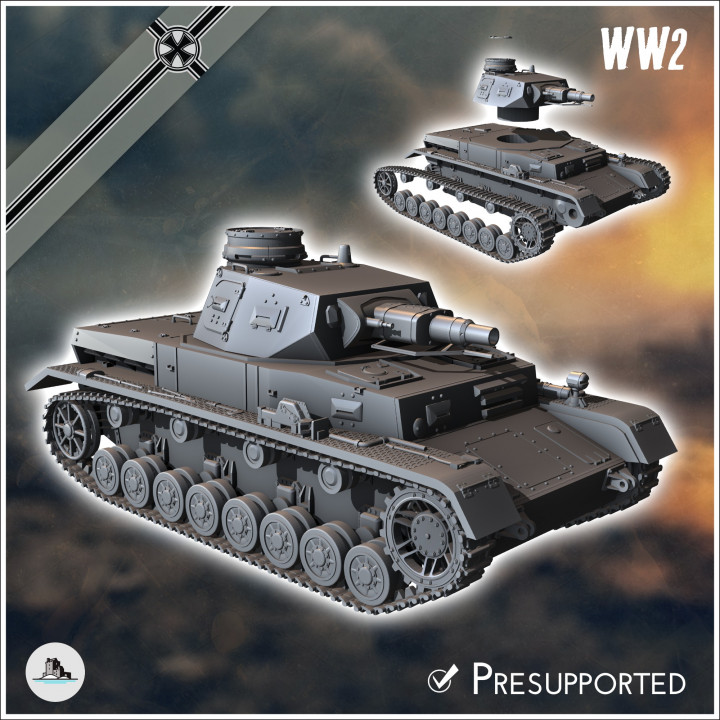 Panzer IV Ausf. C - Germany Eastern Western Front France Poland Russia Early WWII image