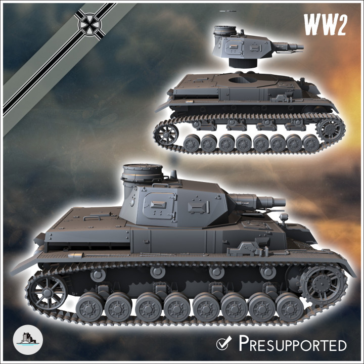 Panzer IV Ausf. C - Germany Eastern Western Front France Poland Russia Early WWII image