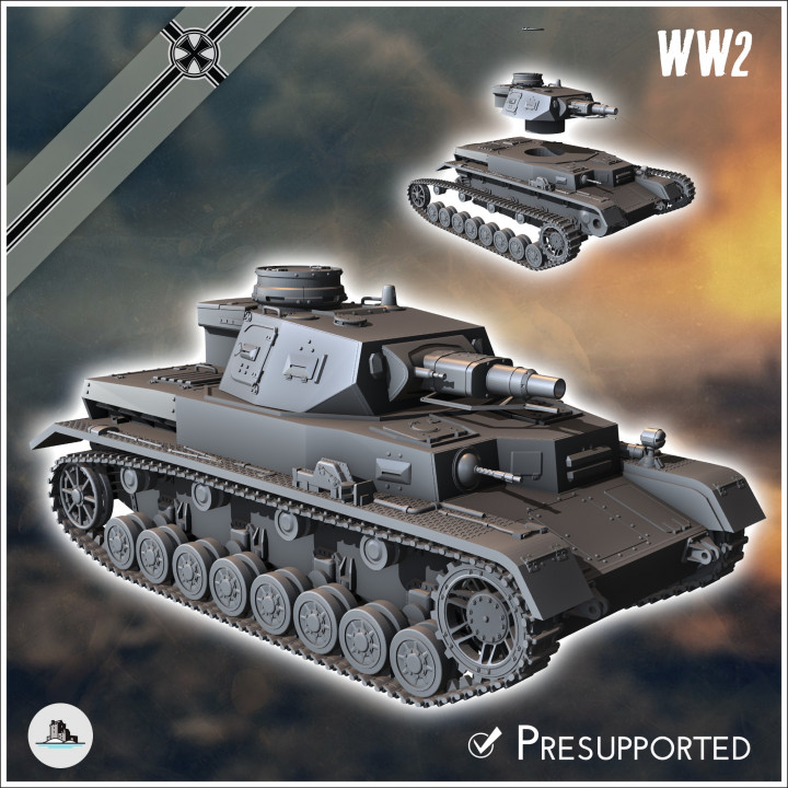 Panzer IV Ausf. E - Germany Eastern Western Front France Poland Russia Early WWII image