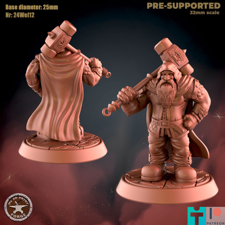 Dwarf Mountaineer 2H Mace