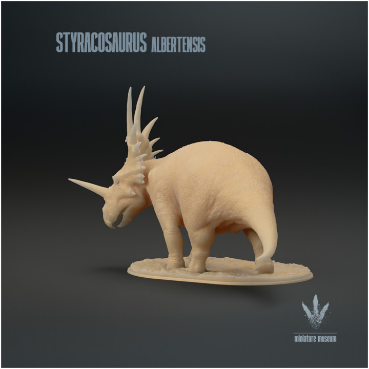 Styracosaurus albertensis : The Spiked Lizard image