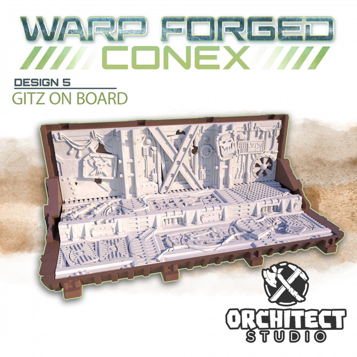 Warp Forged Conex | Gitz on Board Single Design image