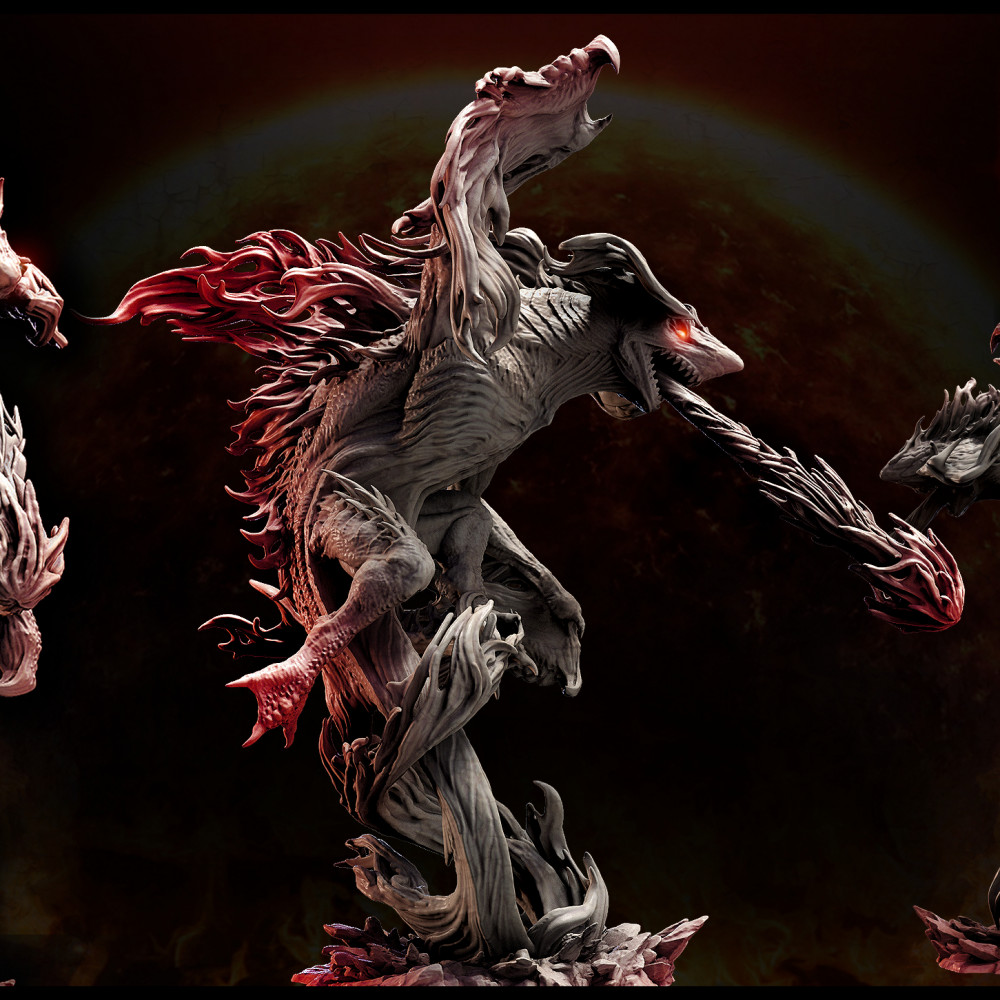 3D Printable Inferno: All Shall Burn II (Mini Monster Mayhem