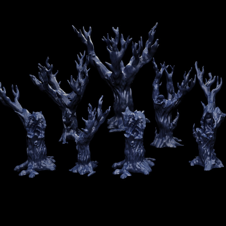 Damaged and dying tree set A (Tabletop Terrain) image