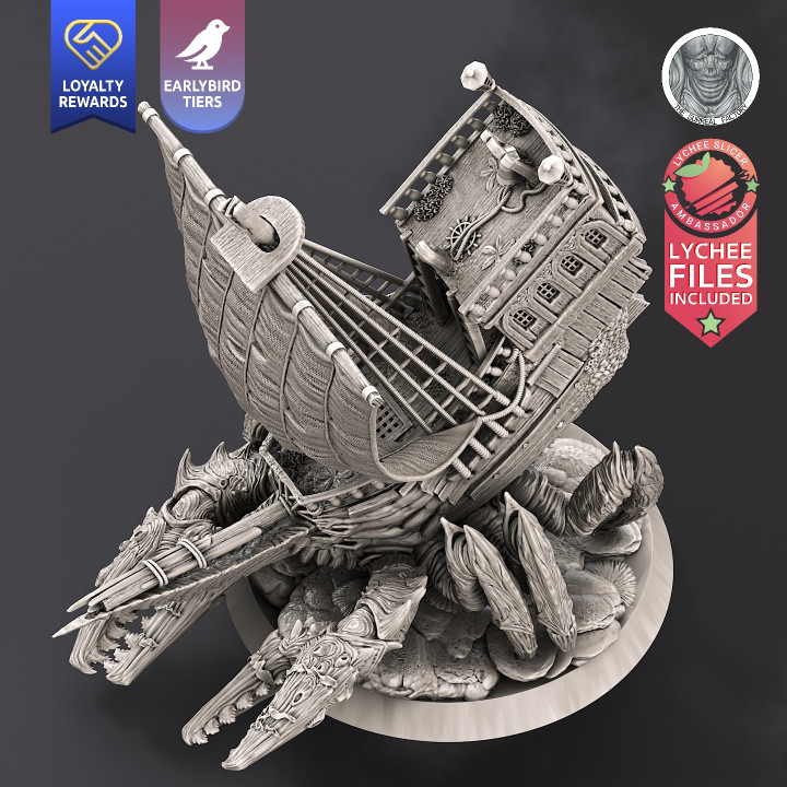 3D Printable Sea Wrath by TheSurrealFactory