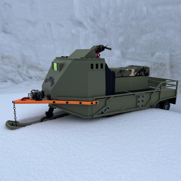 G-Bear twin tracked rc snowmobile