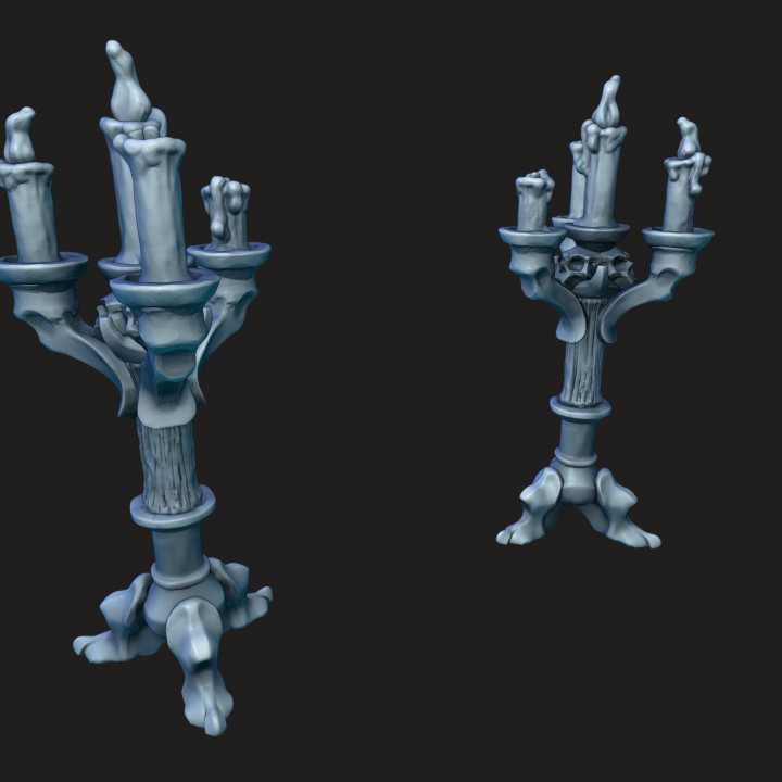 Candle stand, candelabra gothic style