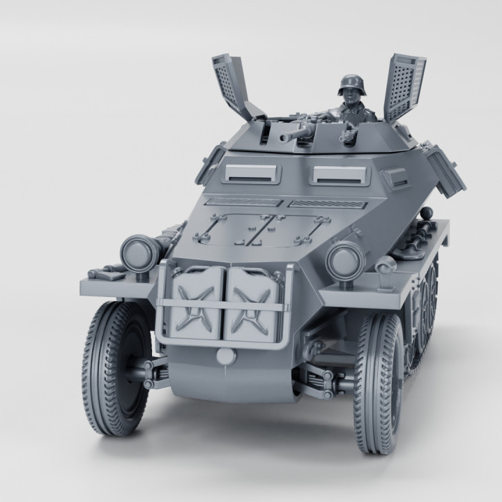 Half-track Sd.Kfz.250/9 Alte with 2cm Kwk autocannon (Germany, WW2) image