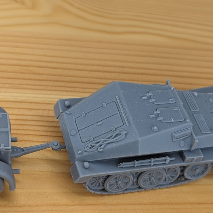 3D Printable Half-track Sd.Kfz.252 Leichte Gepanzerte +