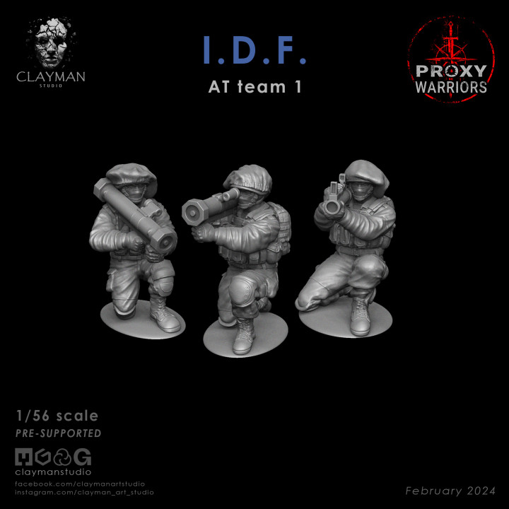 IDF AT Team 1 – 1/56 scale