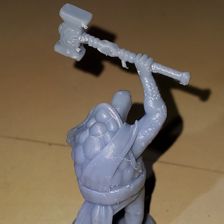 3D Printable Tortle Cleric (FREE) by Tarius Trinkets