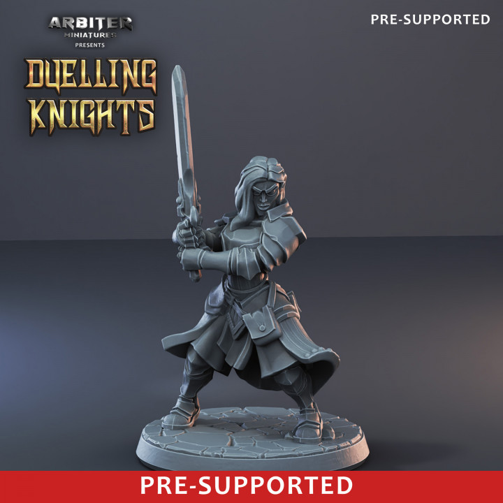 Pre-supported Female Knight 02