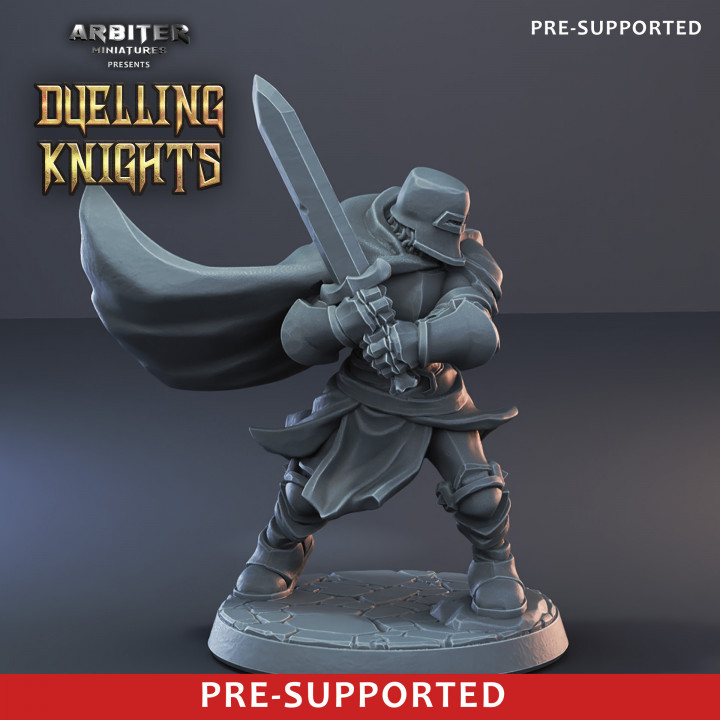 Pre-supported Male Knight 02