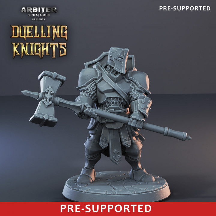Pre-supported Male Knight 03 image