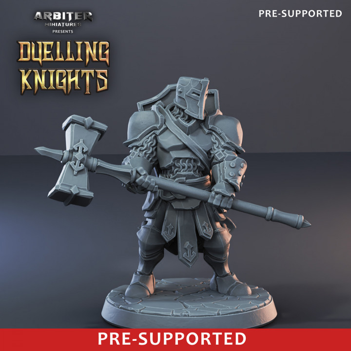 Pre-supported Male Knight 03