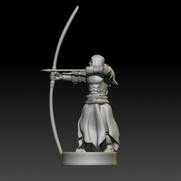 Heavy Longbowman - 32mm image