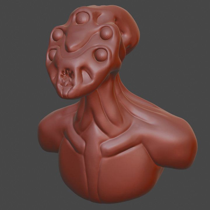 Brute Alien Bust